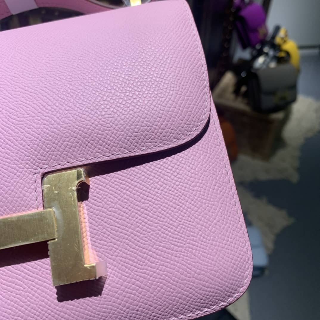 Best Replica Hermes Replica Constance Bag 18CM Epsom Leather - Colareps