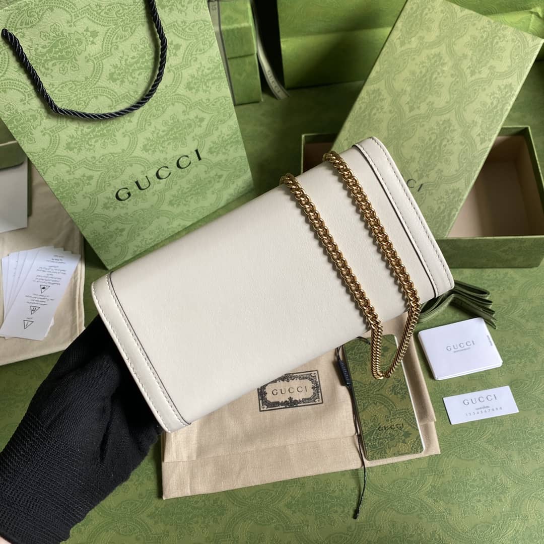 Best Replica Gucci Diana Bamboo Chain Wallet Replica 658243 - Colareps