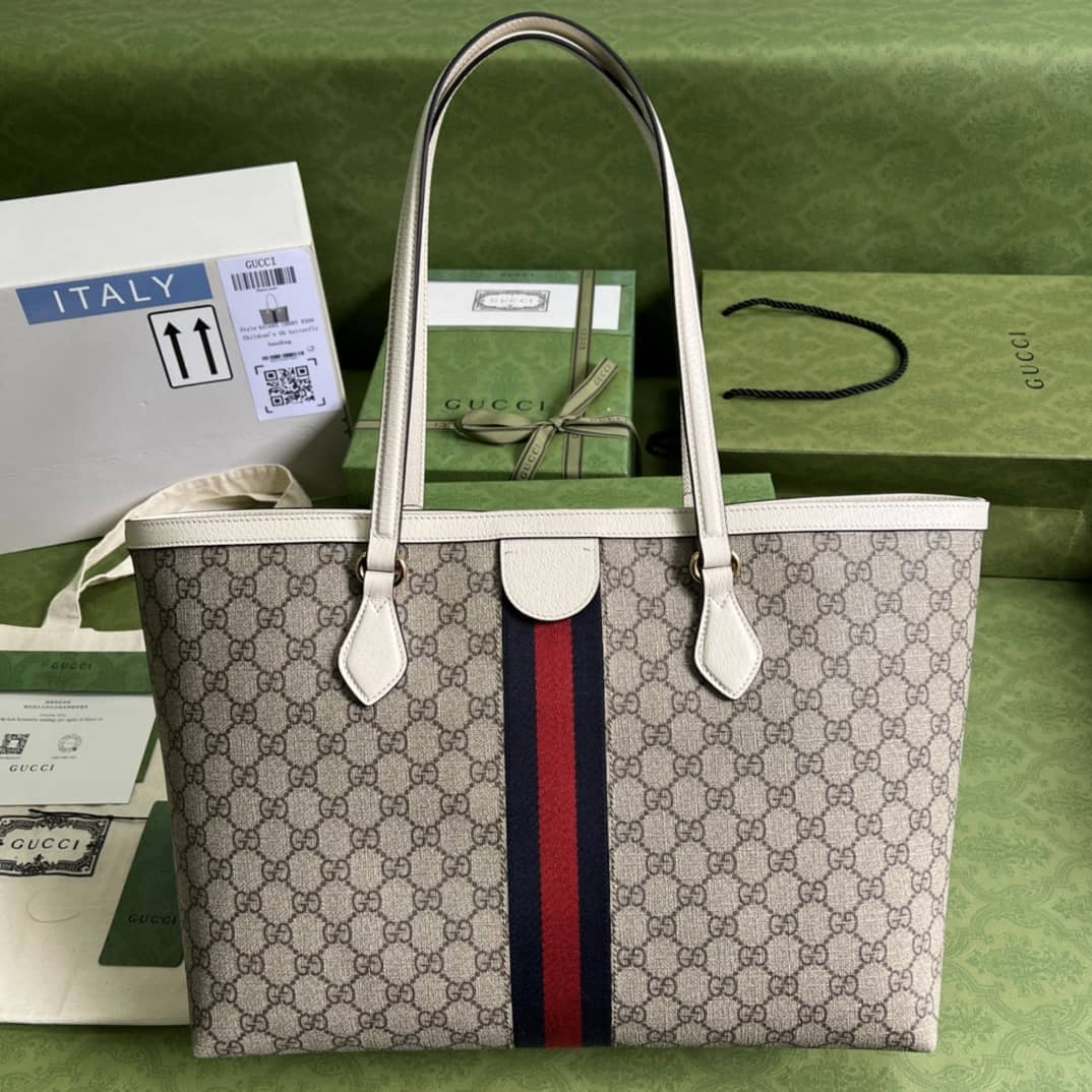 Best Replica Gucci Medium Ophidia Canvas Tote 631685 Replica - Colareps