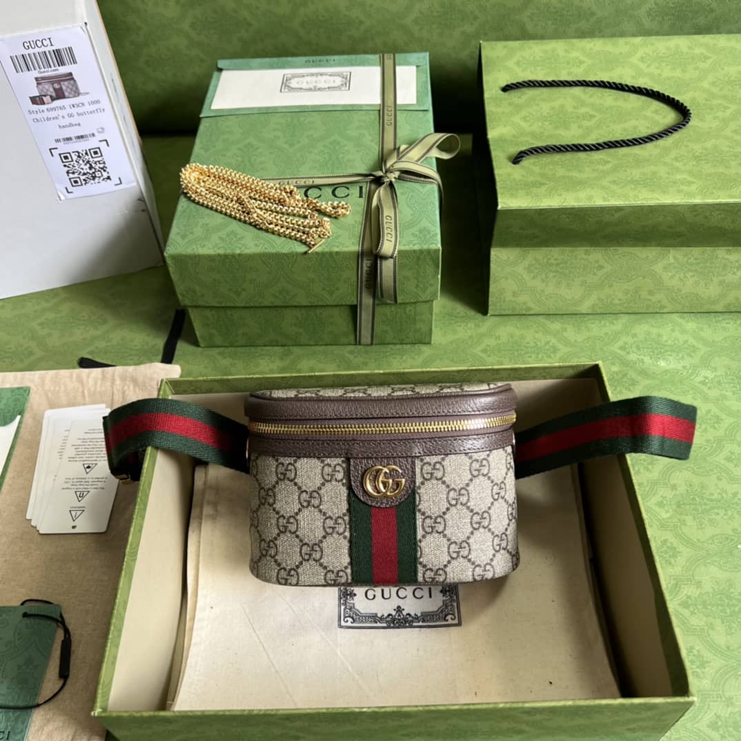 Best Replica Best Replica Gucci Ophidia With Web 699765 Replica Belt Bag(ColaReps) - Colareps
