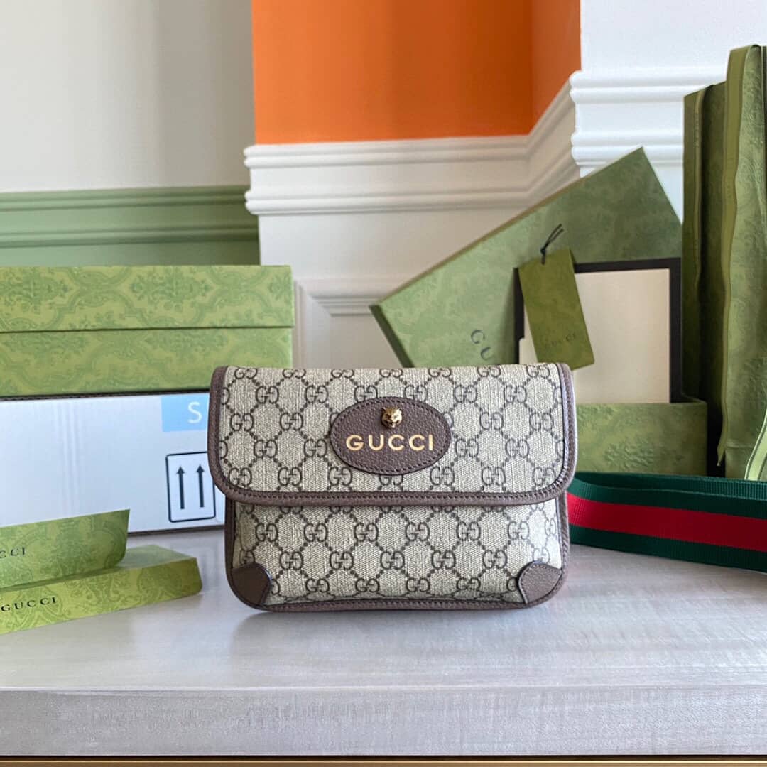 Best Replica Gucci Guccitotem Web GG Supreme Messenger Bag Replica 489617 - Colareps