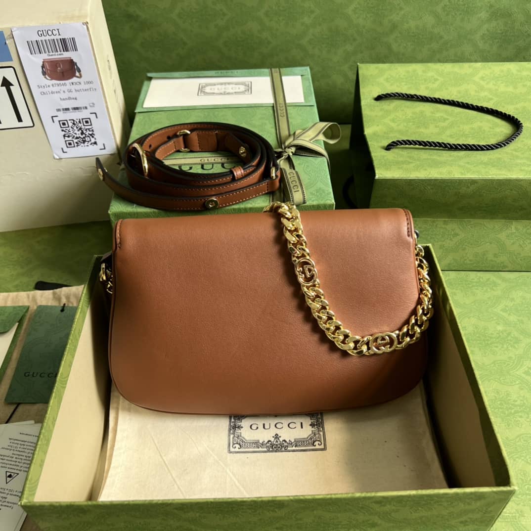 Best Replica Gucci Blondie Brown 699268 Replica Shoulder Bag - Colareps
