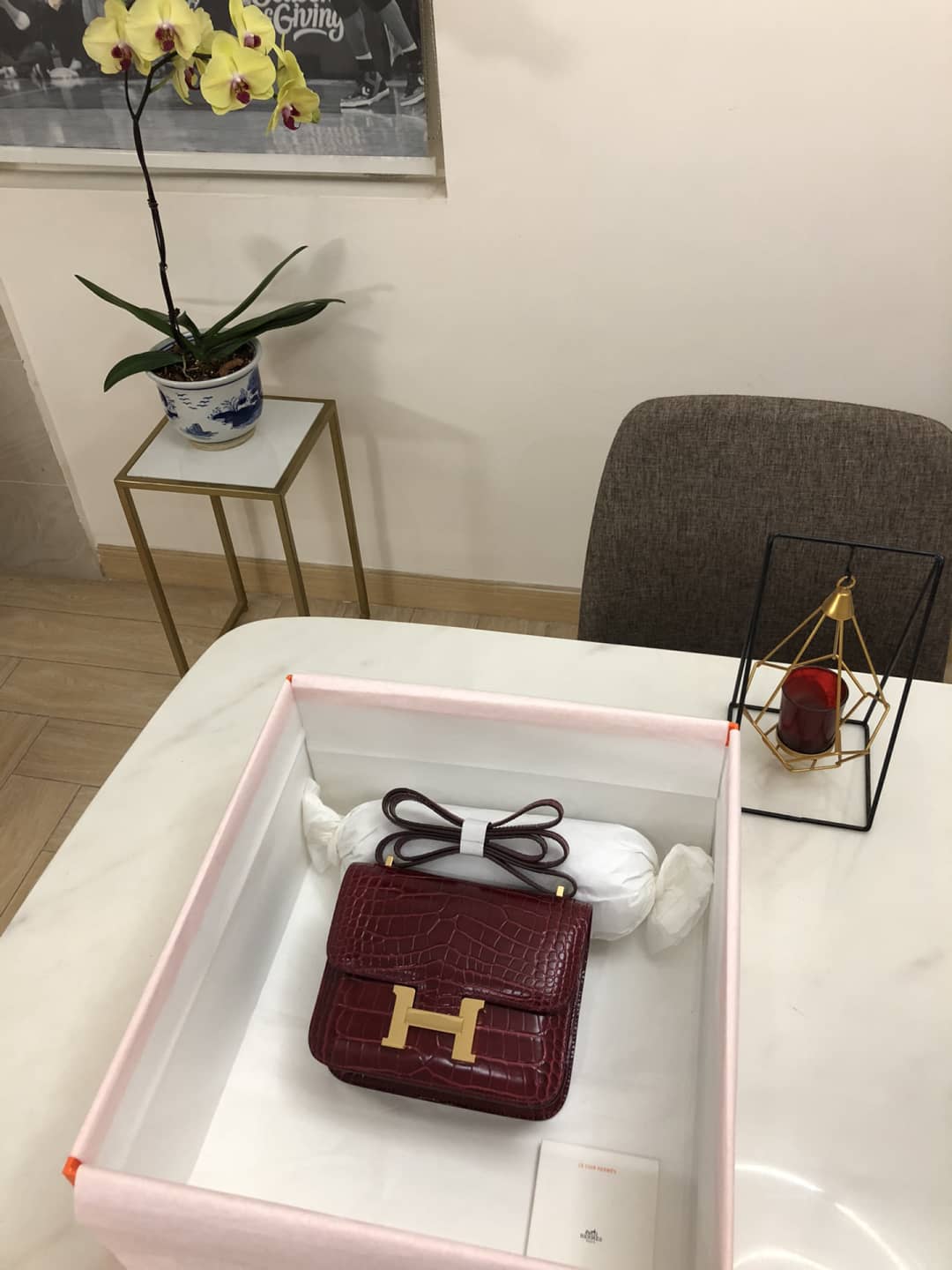 Best Replica Hermes Replica Constance 18CM Crocodile Shiny Bag - Colareps