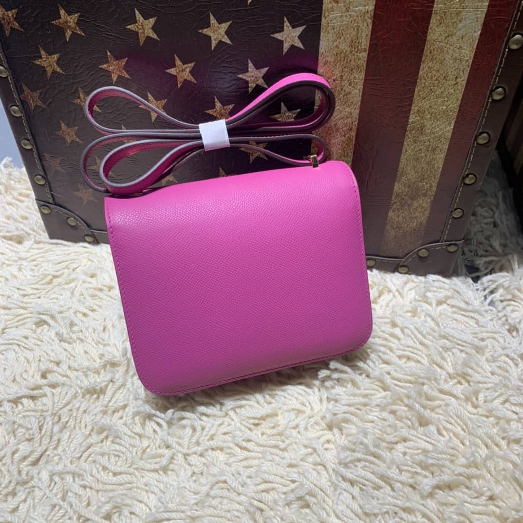 Best Replica Hermes Replica Constance Bag 18CM Epsom Leather - Colareps