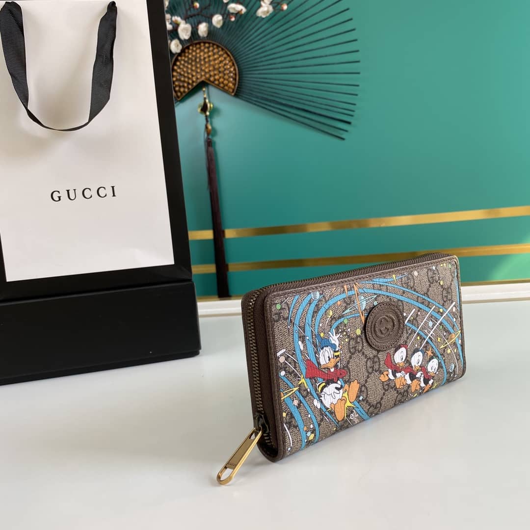 Best Replica Gucci Donald Zip Around Wallet Replica 647940 - Colareps
