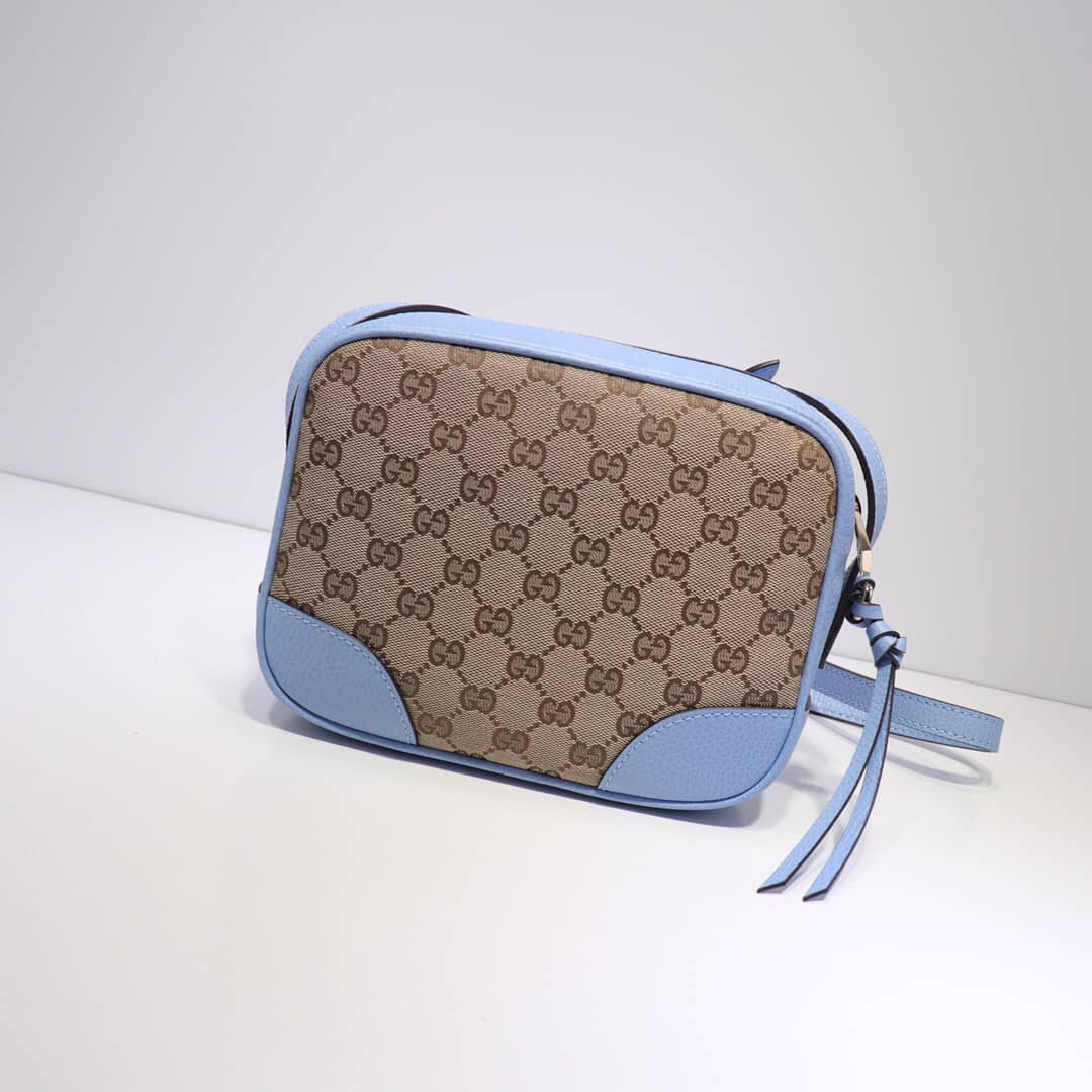 Best Replica Gucci GG Canvas Messenger Bag Replica Blue 449172 - Colareps