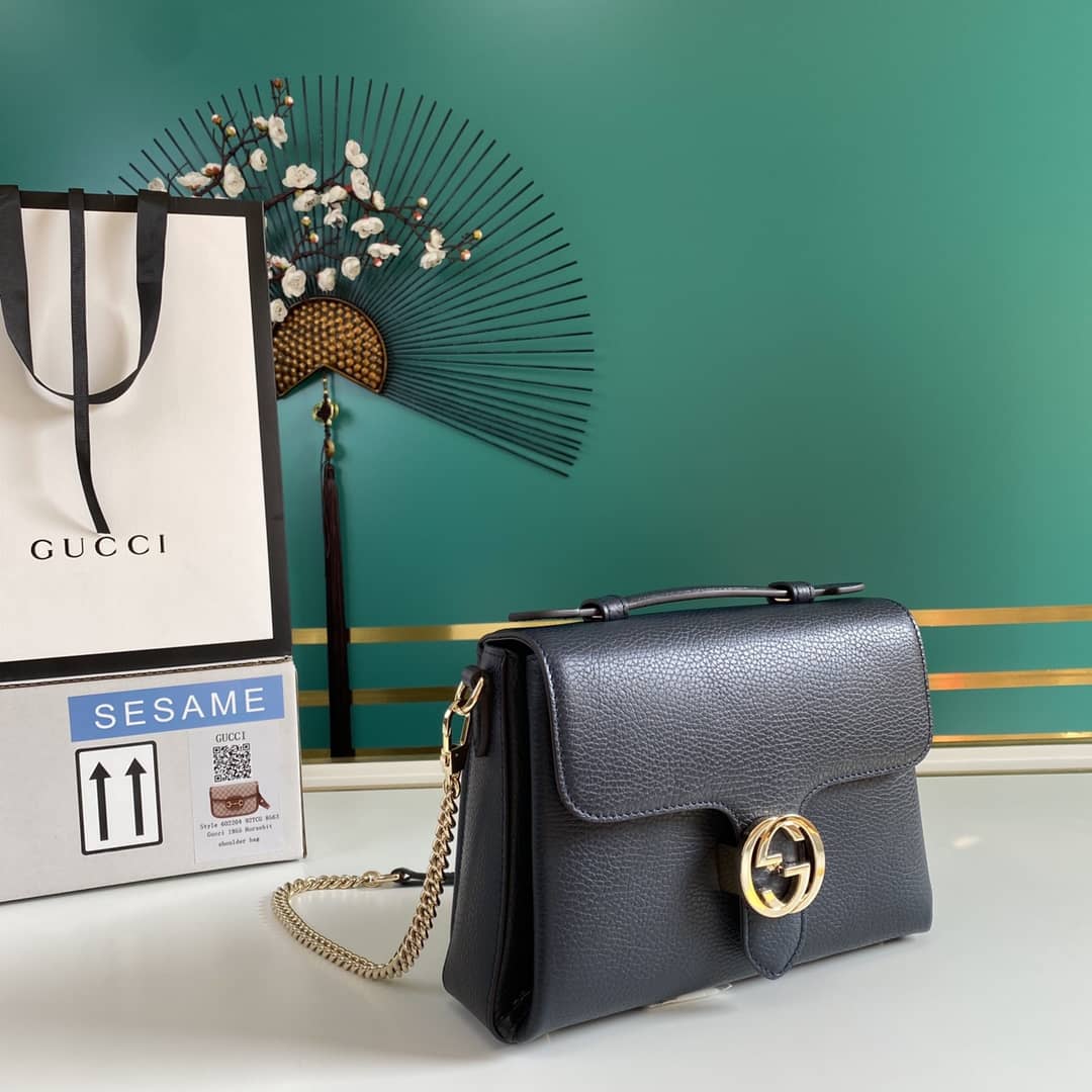 Best Replica Gucci Interlocking G Chain Shoulder Bag Replica 510302 - Colareps