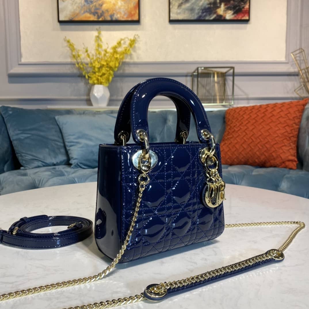 Best Replica Christian Dior Lady Dior 17CM Replica Bag - Colareps