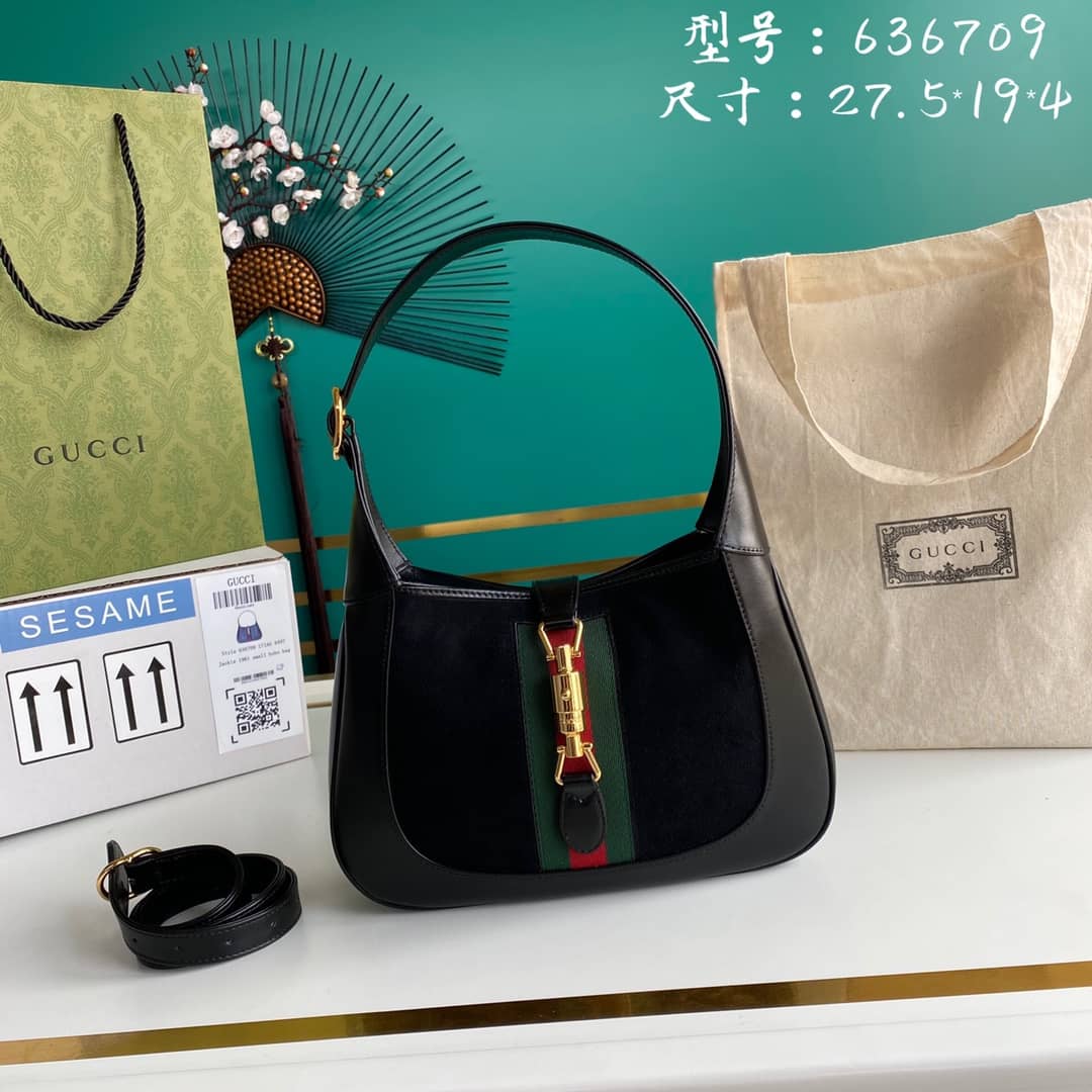 Best Replica Gucci Jackie Bag Dupe 1961 Small Hobo 636709 - Colareps