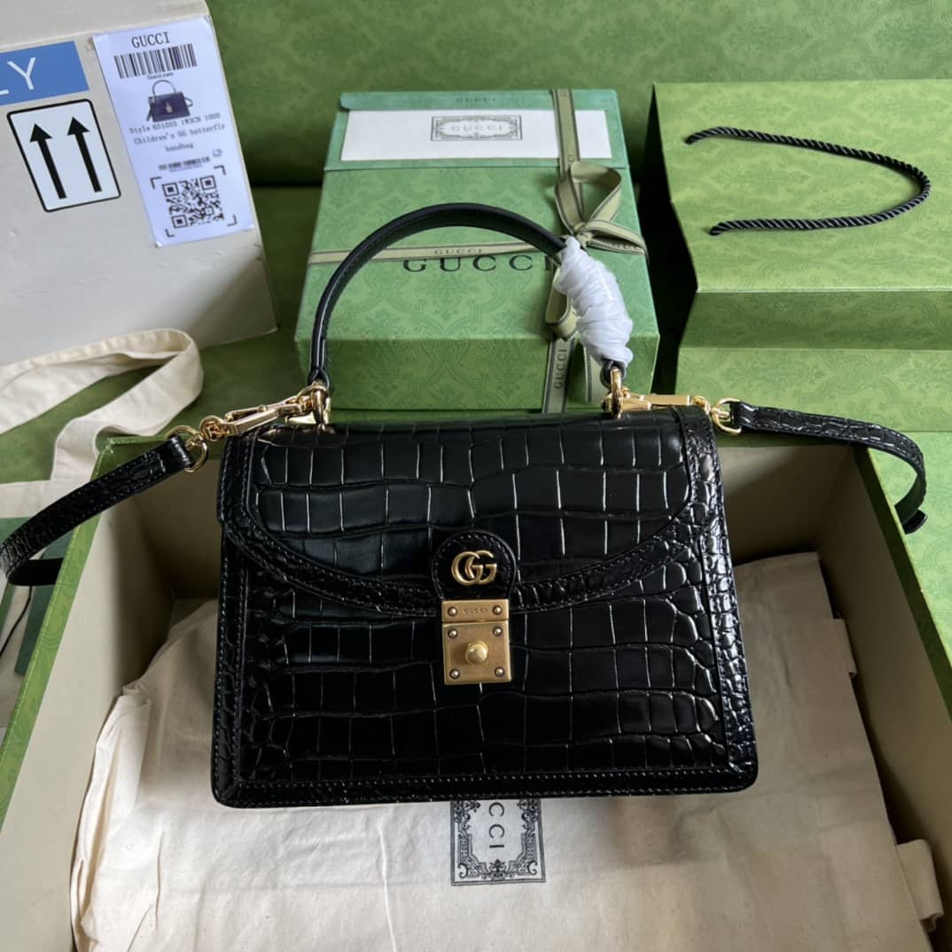 Best Replica Gucci Ophidia Small Top Handle Shoulder Bag With Web 651055 Replica - Colareps