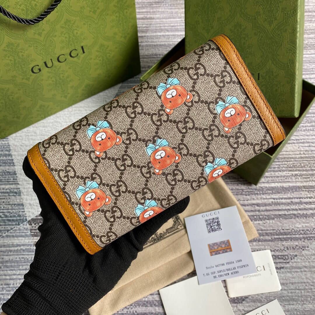 Best Replica Gucci Teddy Bear Wallet Replica 647786 - Colareps