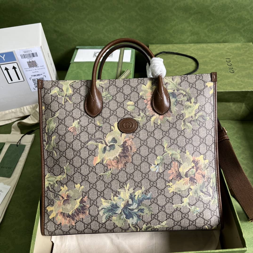 Best Replica Gucci Medium Tote With Geometric Print 674148 Replica Bag - Colareps