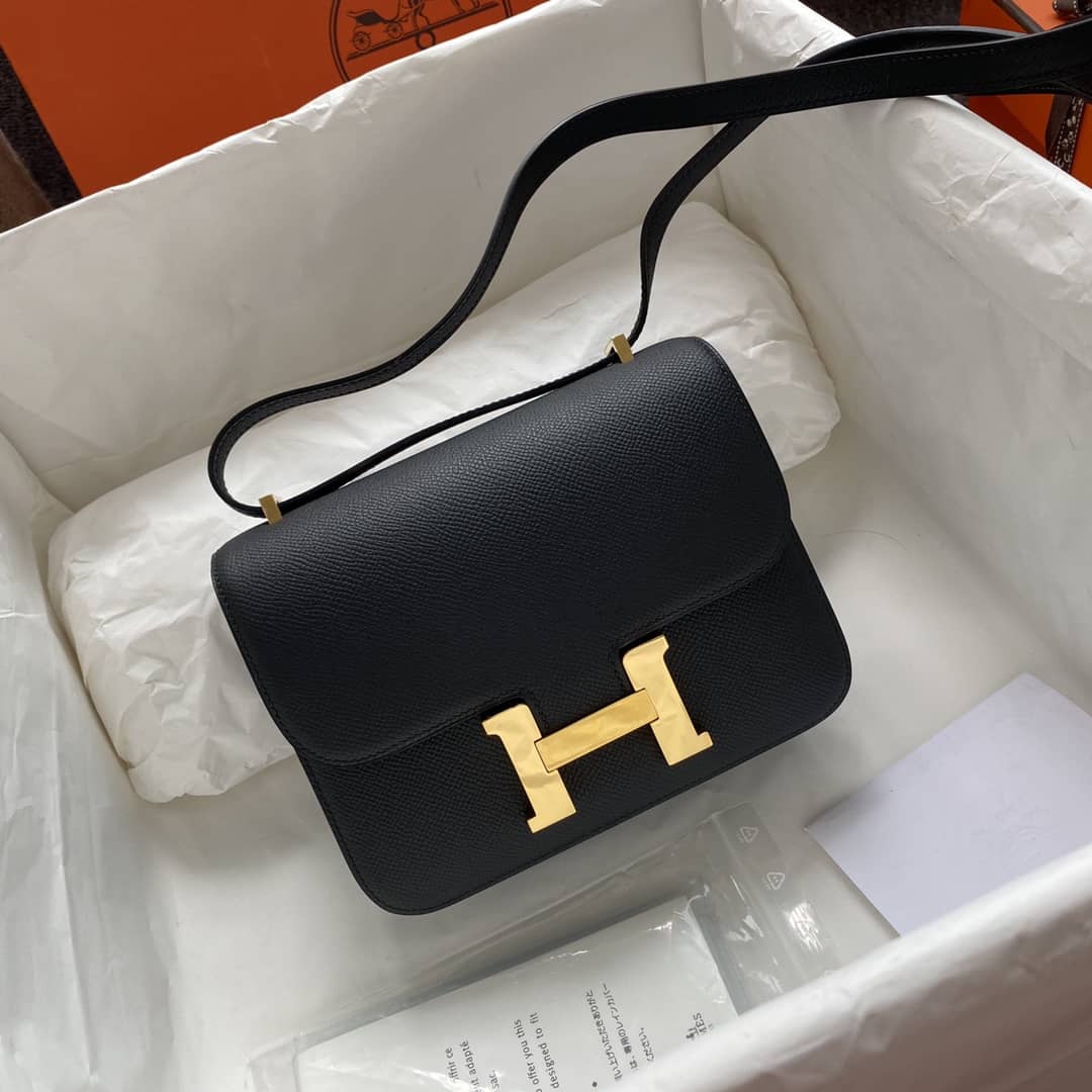 Best Replica Hermes Replica Constance Bag 18CM Epsom Leather - Colareps