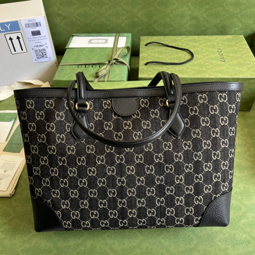 Best Replica Gucci Ophidia Medium Tote With Web Black 631685 Replica - Colareps