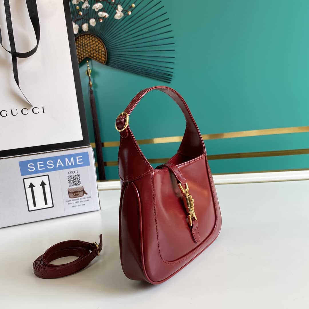 Best Replica Gucci Jackie 1961 Mini Shoulder Bag Hobo Replica 637091 - Colareps