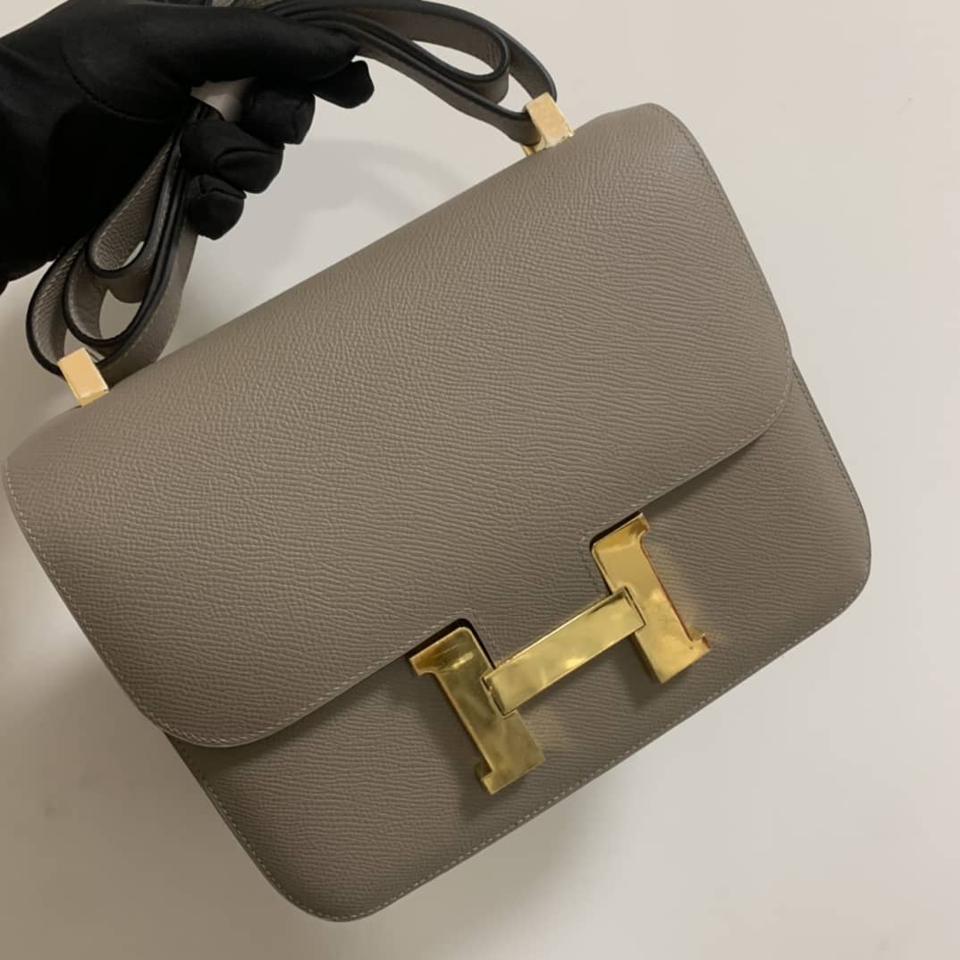Best Replica Hermes Replica Constance Bag 18CM Epsom Leather - Colareps