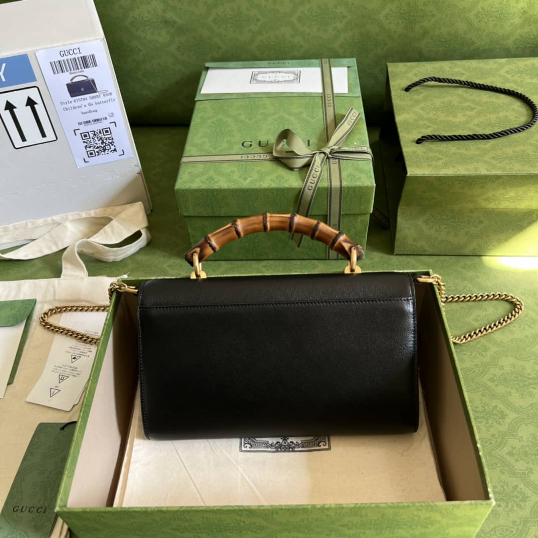Best Replica Gucci GG Large Top Handle Bag With Bamboo 675795 Replica - Colareps