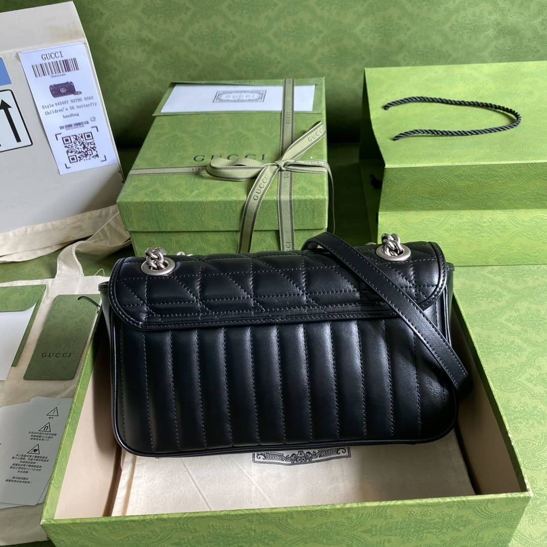 Best Replica Gucci Marmont GG Small matelassé Shoulder Bag Replica 443497 - Colareps