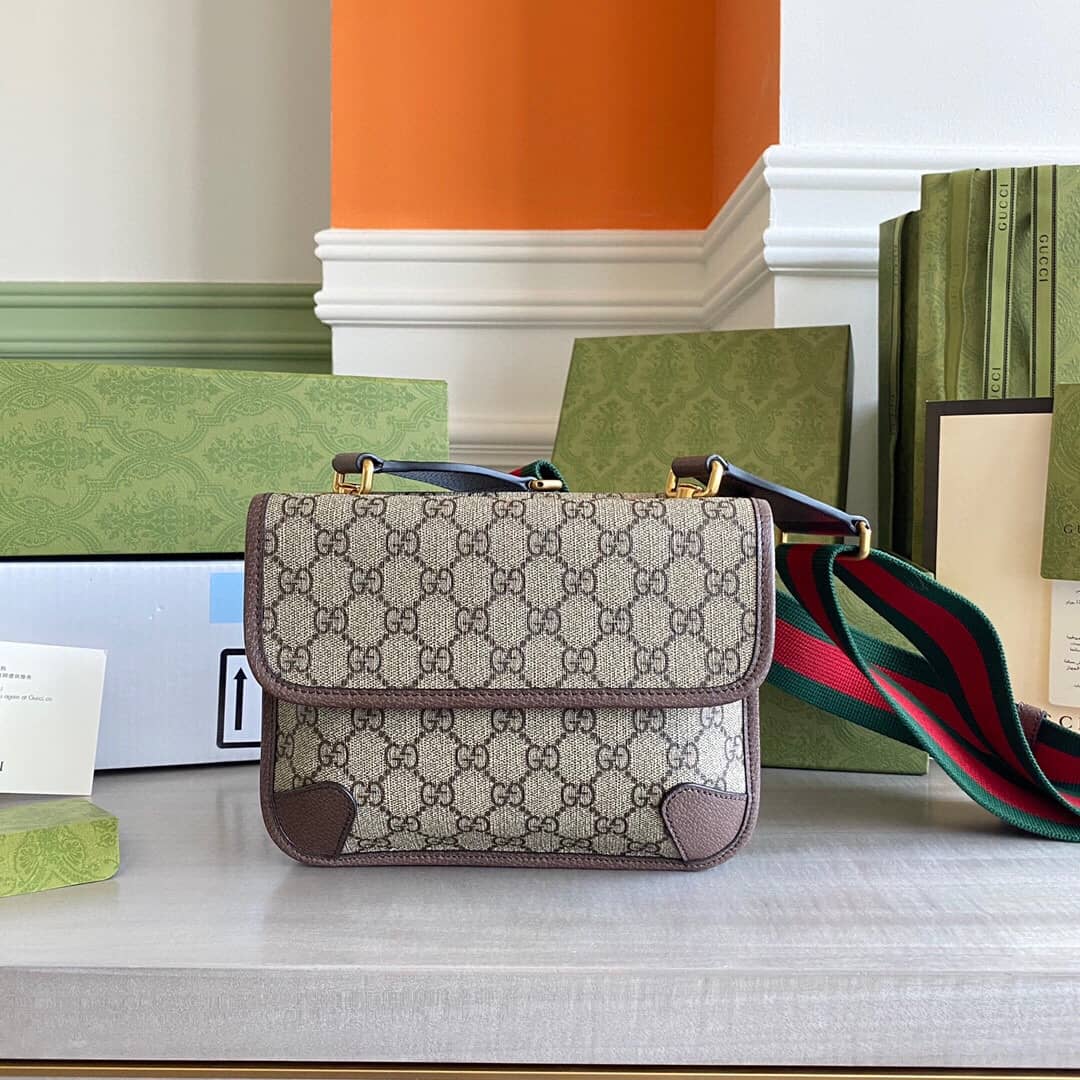 Best Replica Gucci Neo Vintage Small Messenger Bag Replica 501050 - Colareps