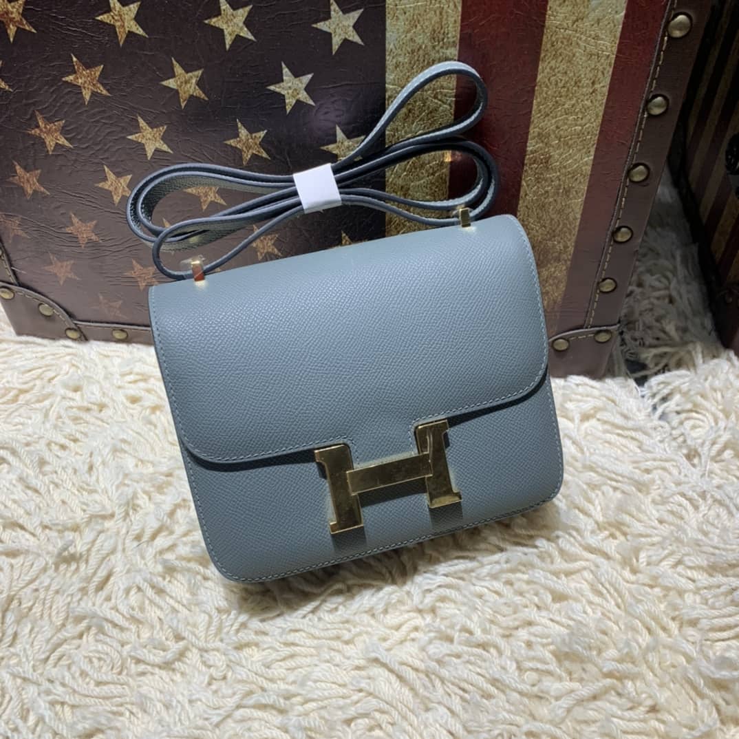 Best Replica Hermes Replica Constance Bag 18CM Epsom Leather - Colareps