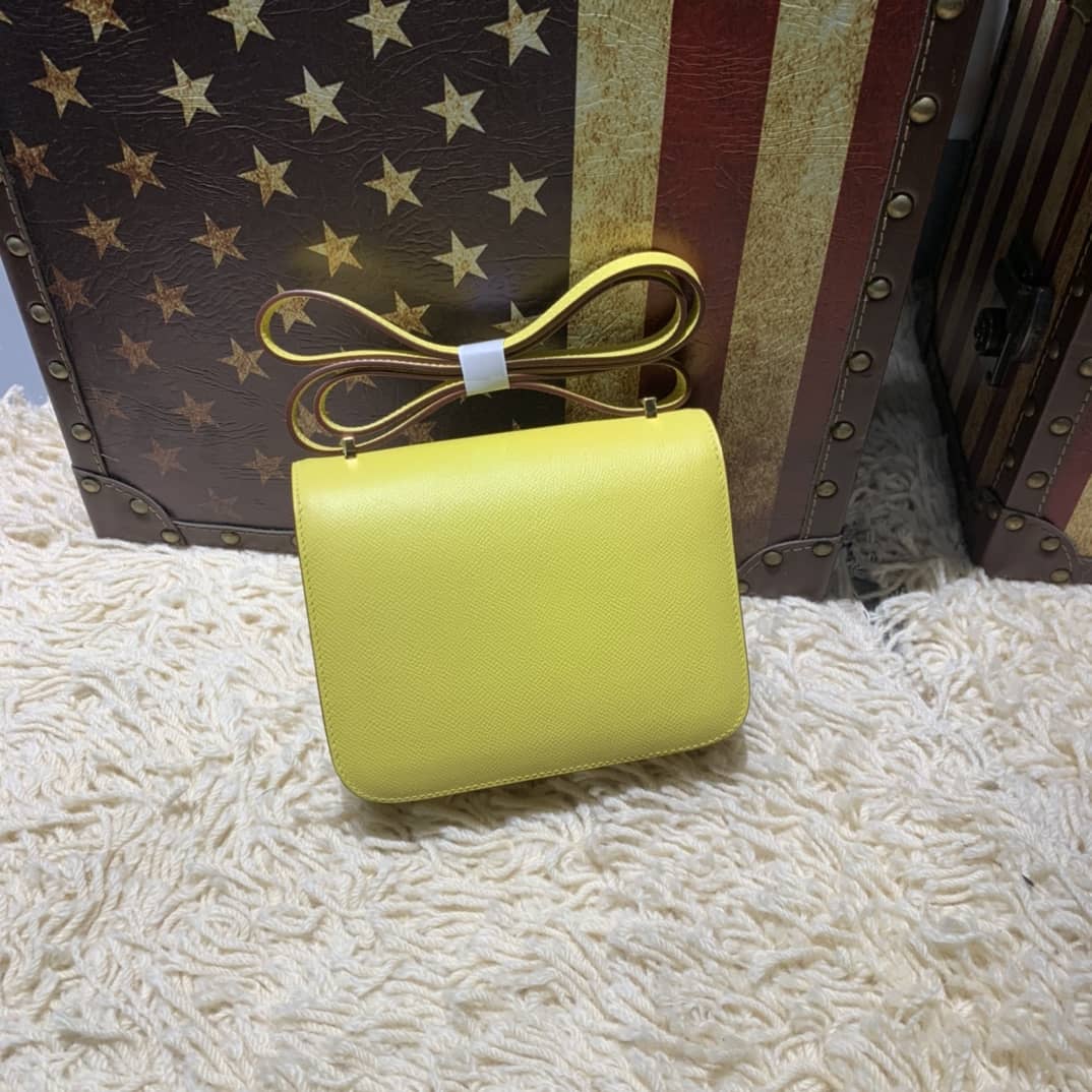 Best Replica Hermes Replica Constance Bag 18CM Epsom Leather - Colareps