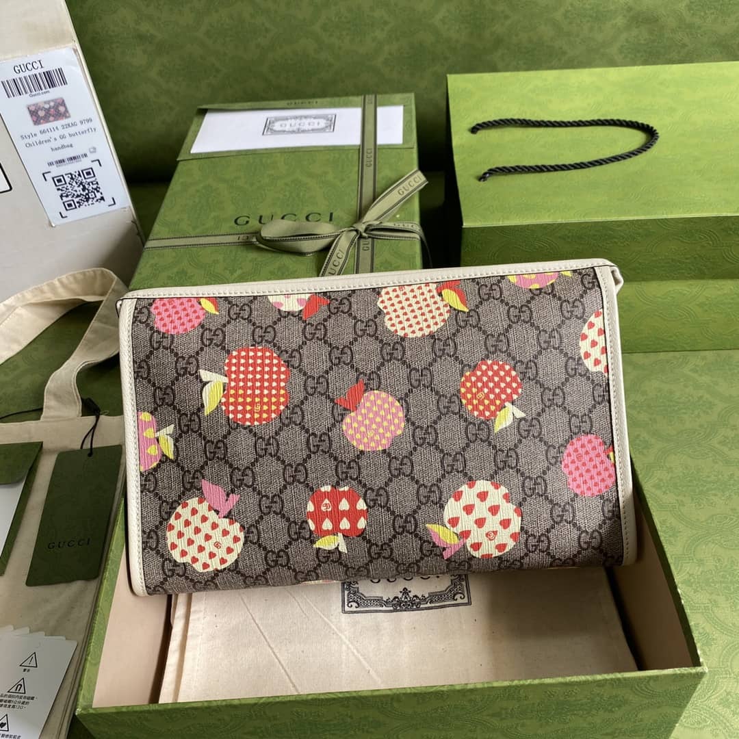 Best Replica Gucci Les Pommes Ophidia Pouch Replica 664114 - Colareps