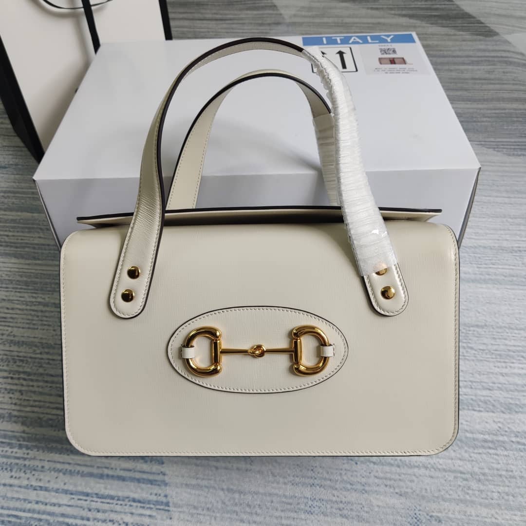 Best Replica Gucci 1955 Horsebit Small Top Handle Bag Replica 627323 - Colareps