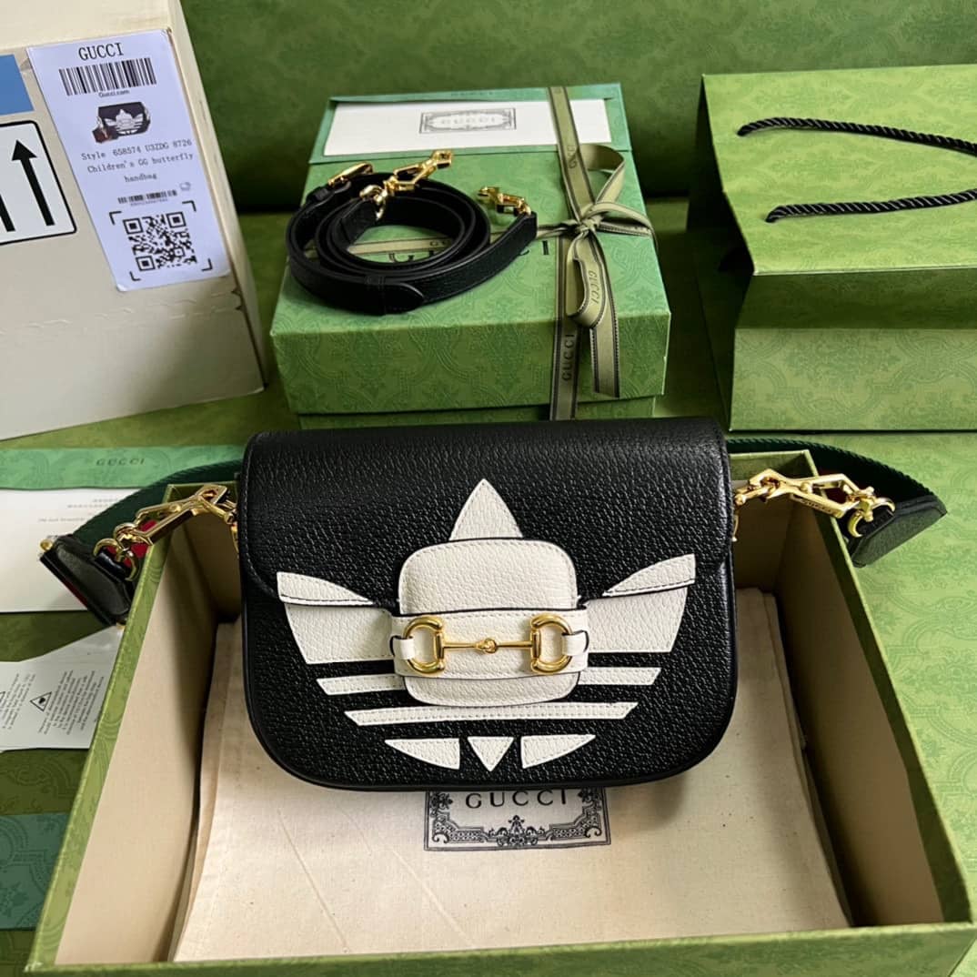 Best Replica Adidas x Gucci Horsebit 1955 Mini Crossbody Bag 658574 Replica - Colareps