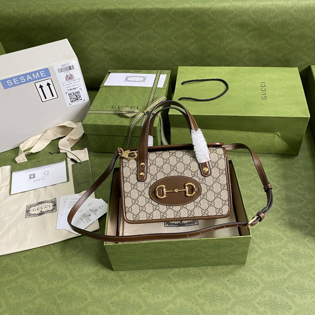 Best Replica Gucci 1955 Horsebit Mini Top Handle Bag Replica 645453 - Colareps