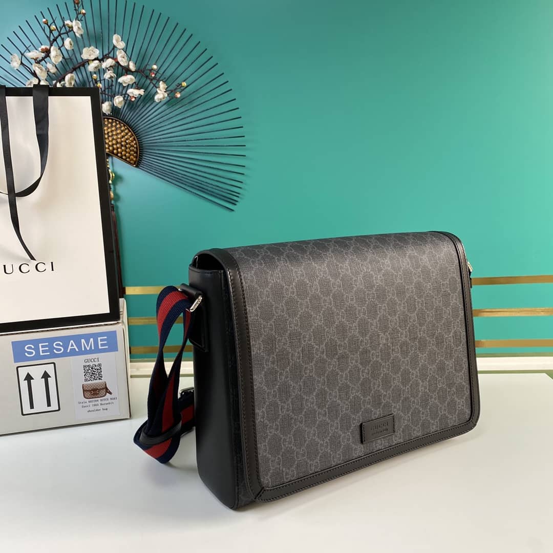 Best Replica Gucci Courier GG Supreme Shoulder Bag Replica 474138 - Colareps