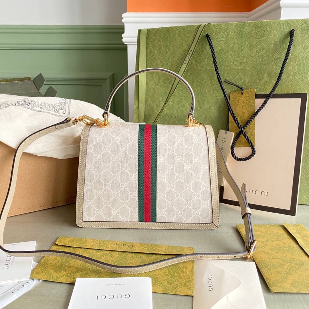 Best Replica Gucci Ophidia Small Top Handle Shoulder Bag With Web 651055 Replica - Colareps