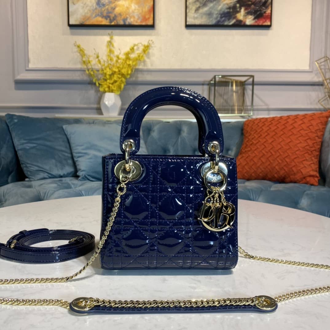 Best Replica Christian Dior Lady Dior 17CM Replica Bag - Colareps