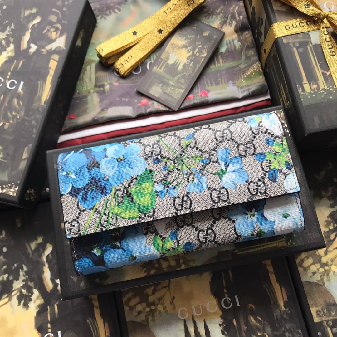 Best Replica Gucci Bloom Dupes Continental Wallet 404070 - Colareps