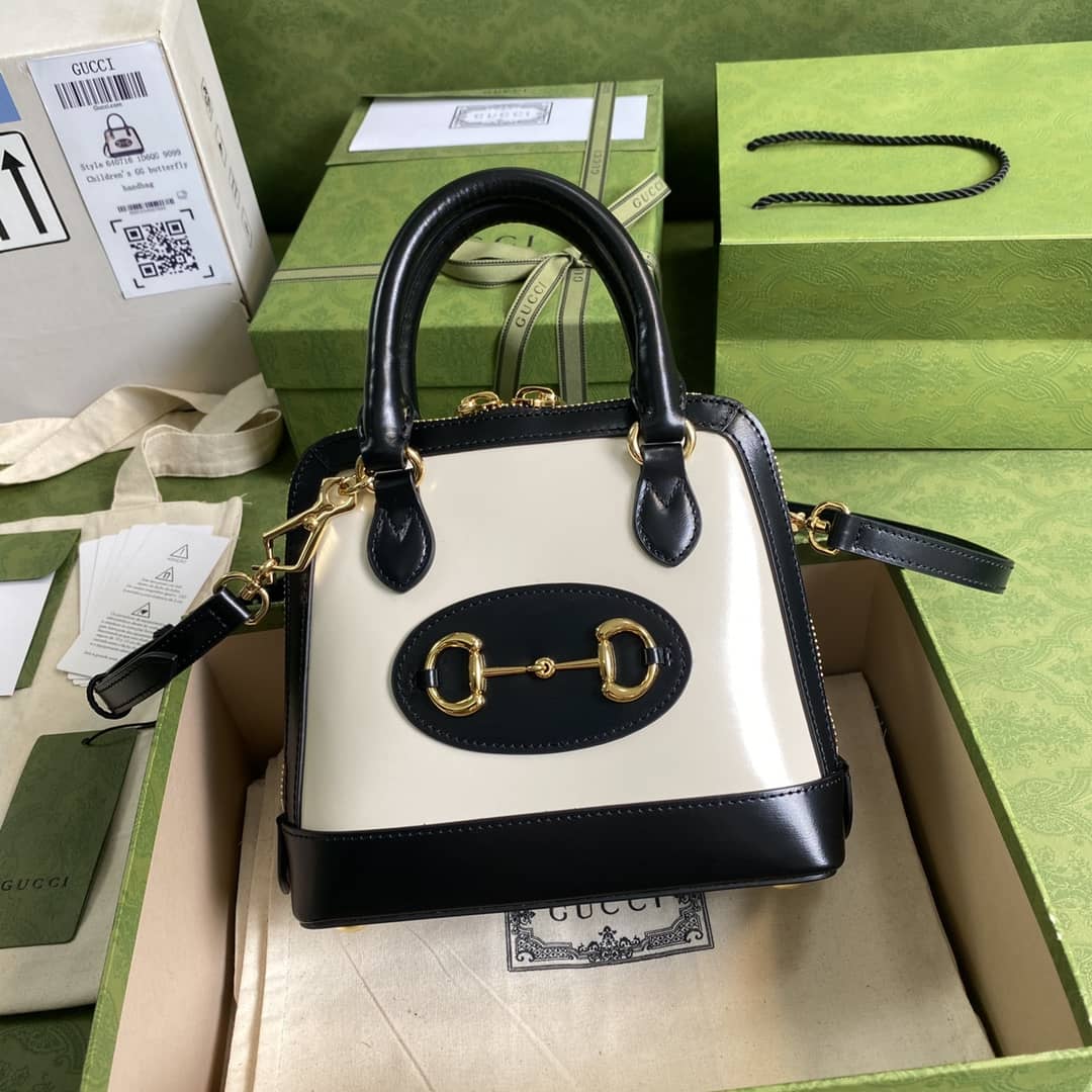 Best Replica Gucci 1955 Horsebit GG Mini Top Handle Bag Replica 640716 - Colareps