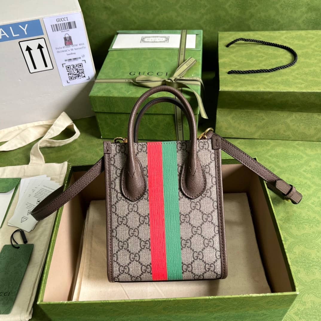 Best Replica Gucci Mini Tote With Interlocking 671623 Replica Bag - Colareps