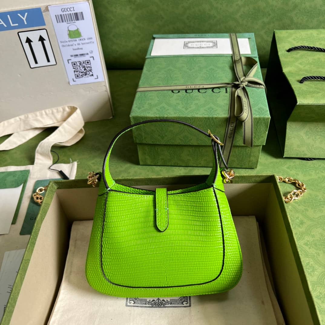 Best Replica Gucci Jackie 1961 Mini Shoulder Bag Green 675799 Replica - Colareps