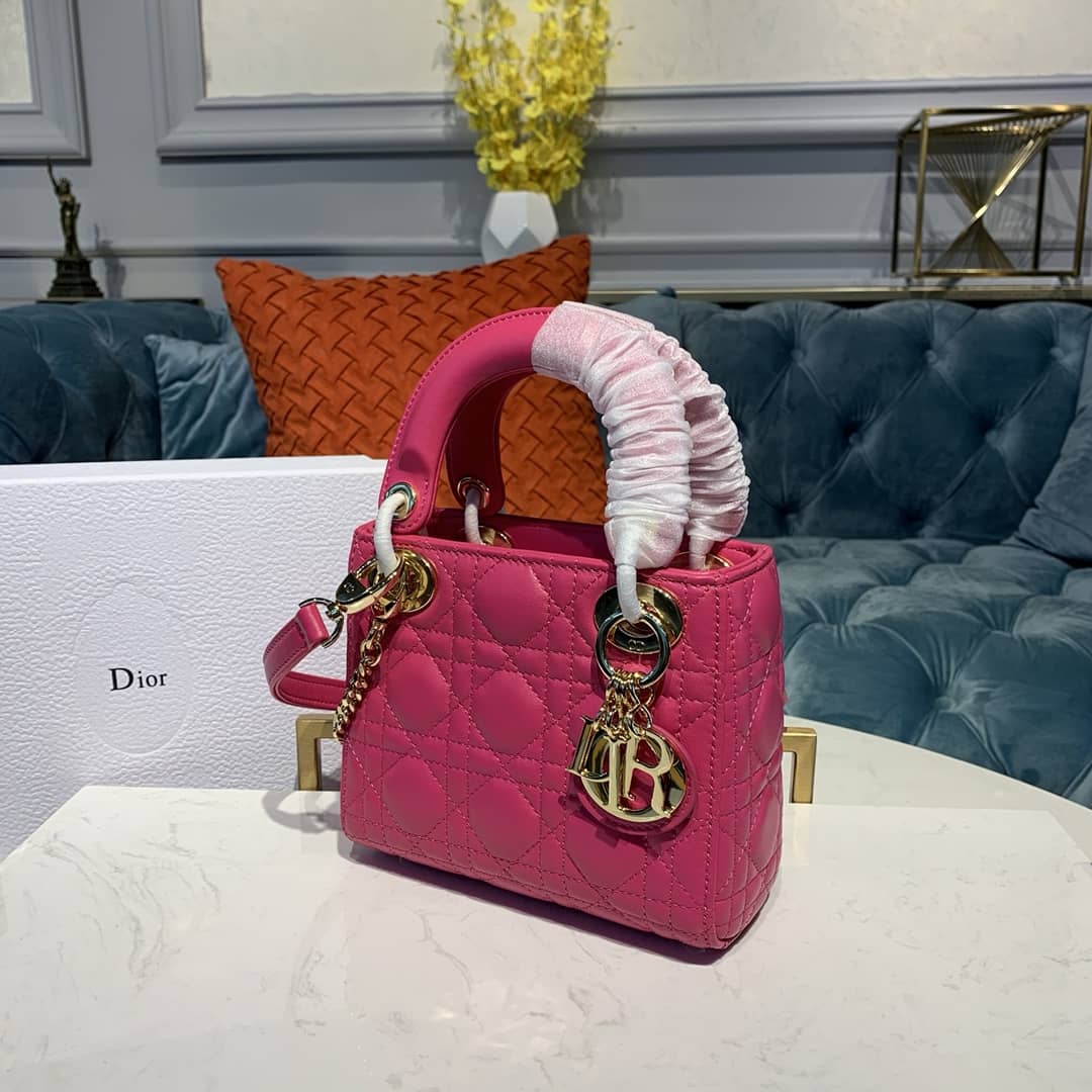 Best Replica Christian Dior Lady Dior 17CM Replica Bag - Colareps