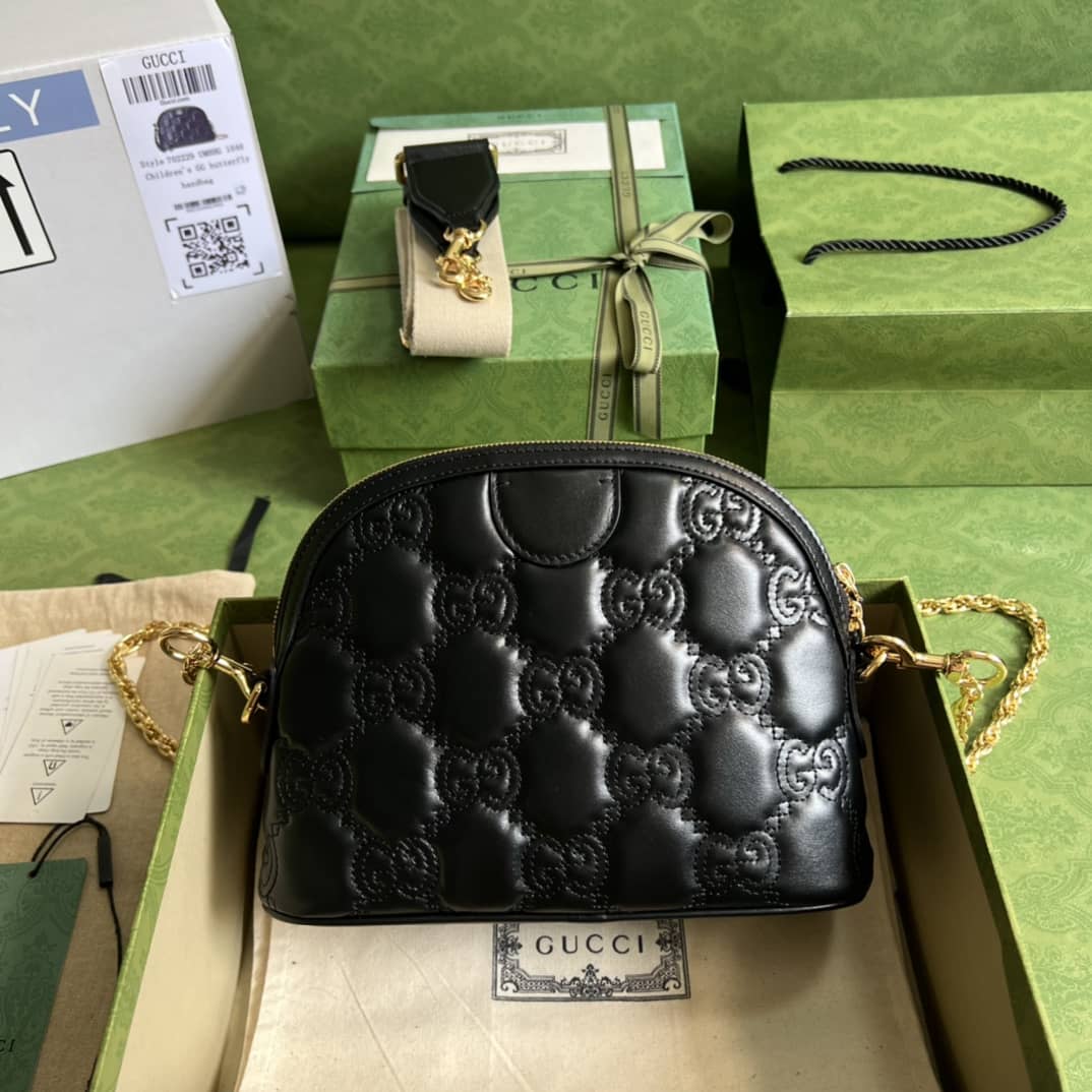Best Replica Gucci GG Matelassé Leather Mini 702229 Replica Shoulder Bag - Colareps