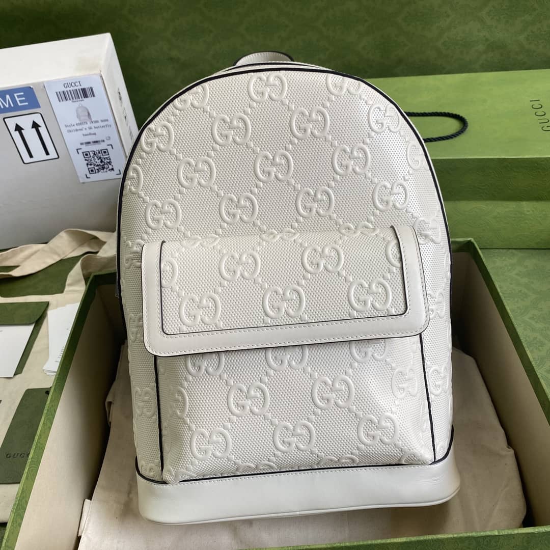 Best Replica Gucci GG Embossed Backpack Replica 658579 - Colareps