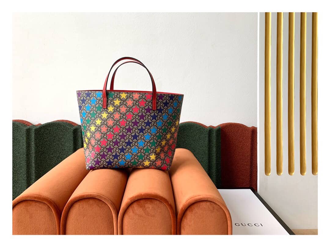 Best Replica Gucci Children GG Tote With Pineapple Bag Replica Colorful 580840 - Colareps