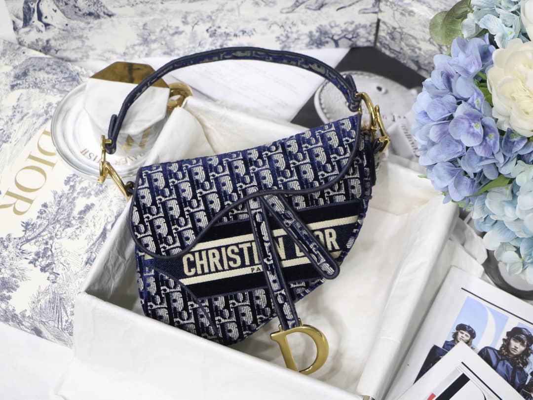 Best Replica Dior Saddle Bag Dupe 25.5CM - Colareps