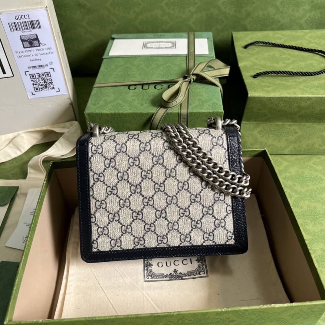Best Replica Gucci Dionysus GG Supreme Mini Chain Crossbody Bag 421970 Replica - Colareps