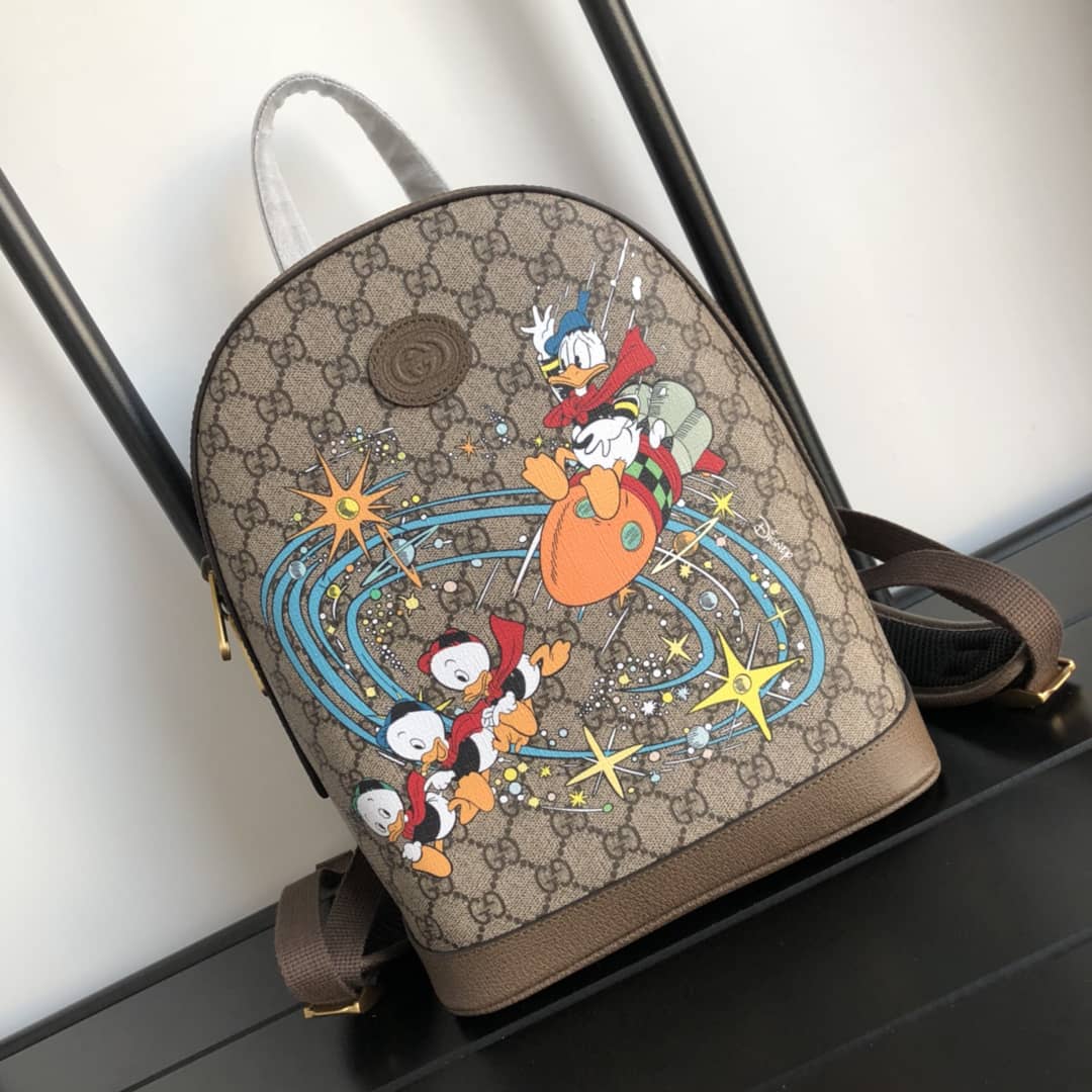 Best Replica Gucci Disney Small Supreme Replica Backpack Brown 552884 - Colareps