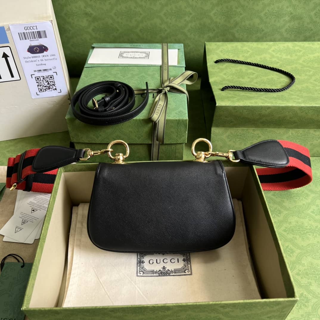 Best Replica Gucci Blondie Mini Bag Black 698643 Replica Crossbody Bag - Colareps