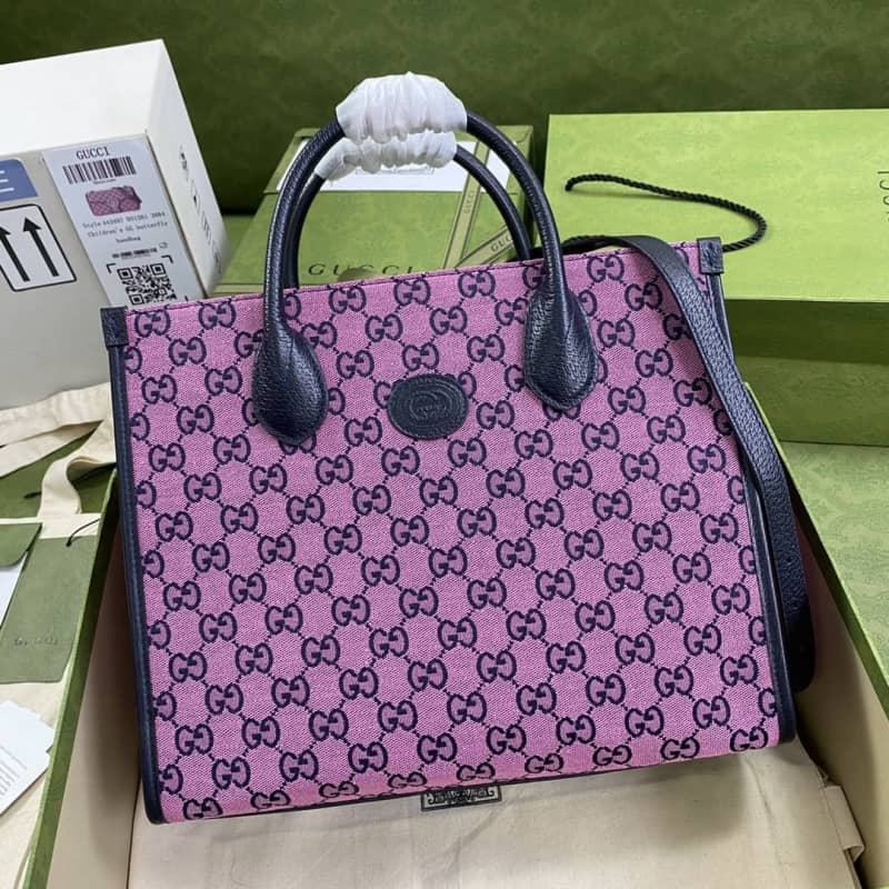 Best Replica Gucci Les Pommes Large Tote Replica Purple 659980 - Colareps
