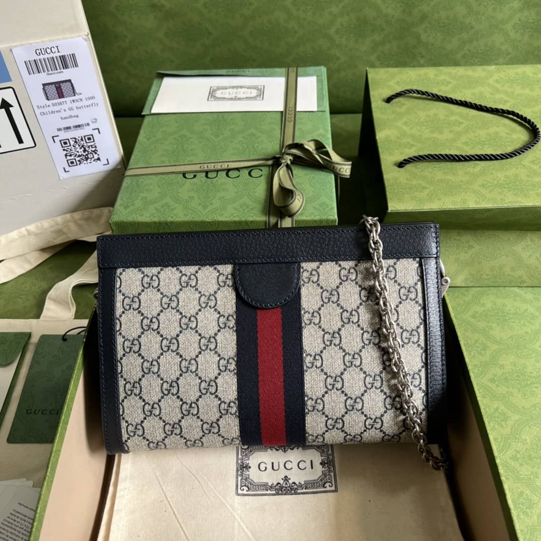 Best Replica Gucci Ophidia GG Small Shoulder Chain Crossbody Bag 503877 Replica - Colareps