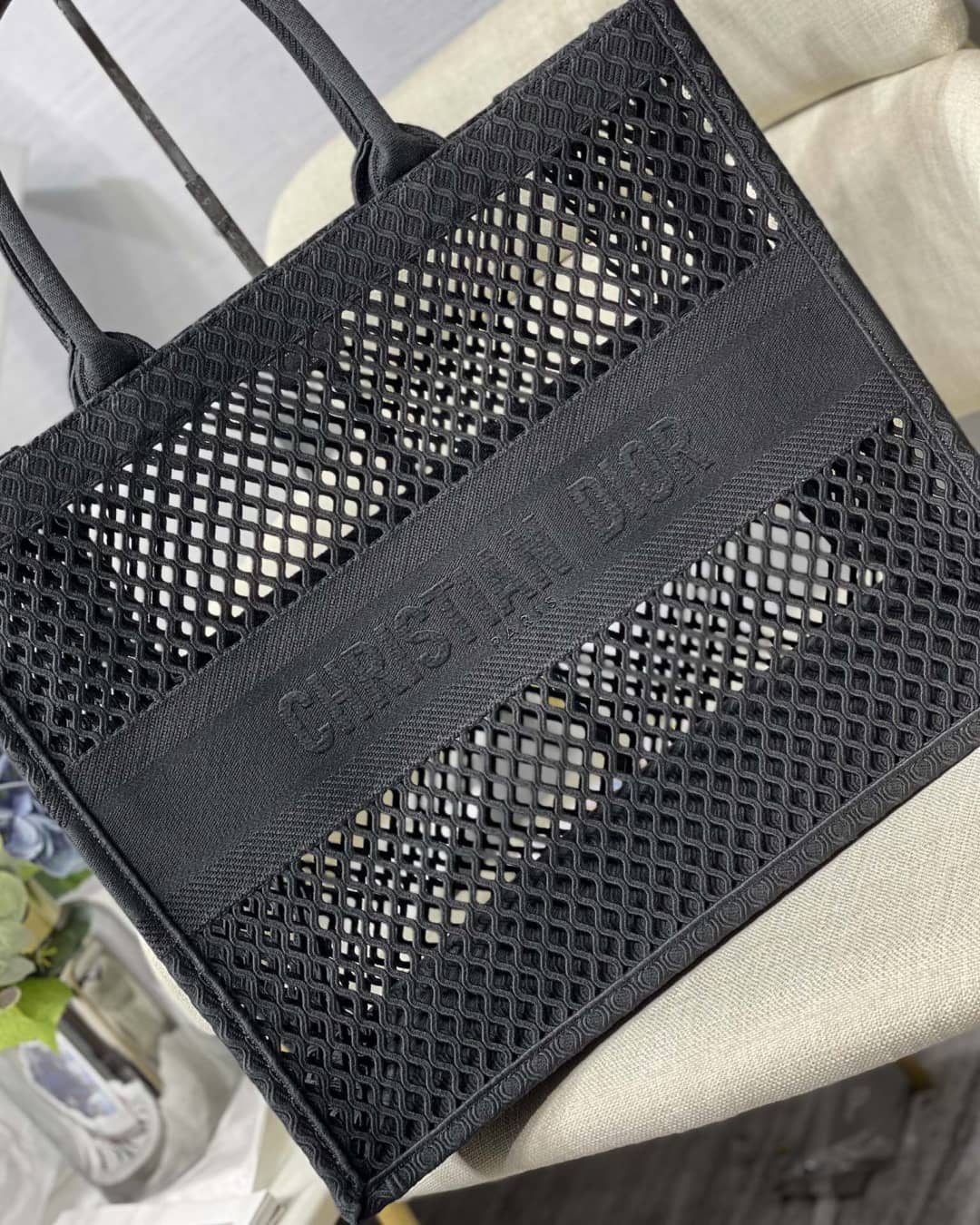 Best Replica Christian Dior Mesh Book Tote Bag - Colareps