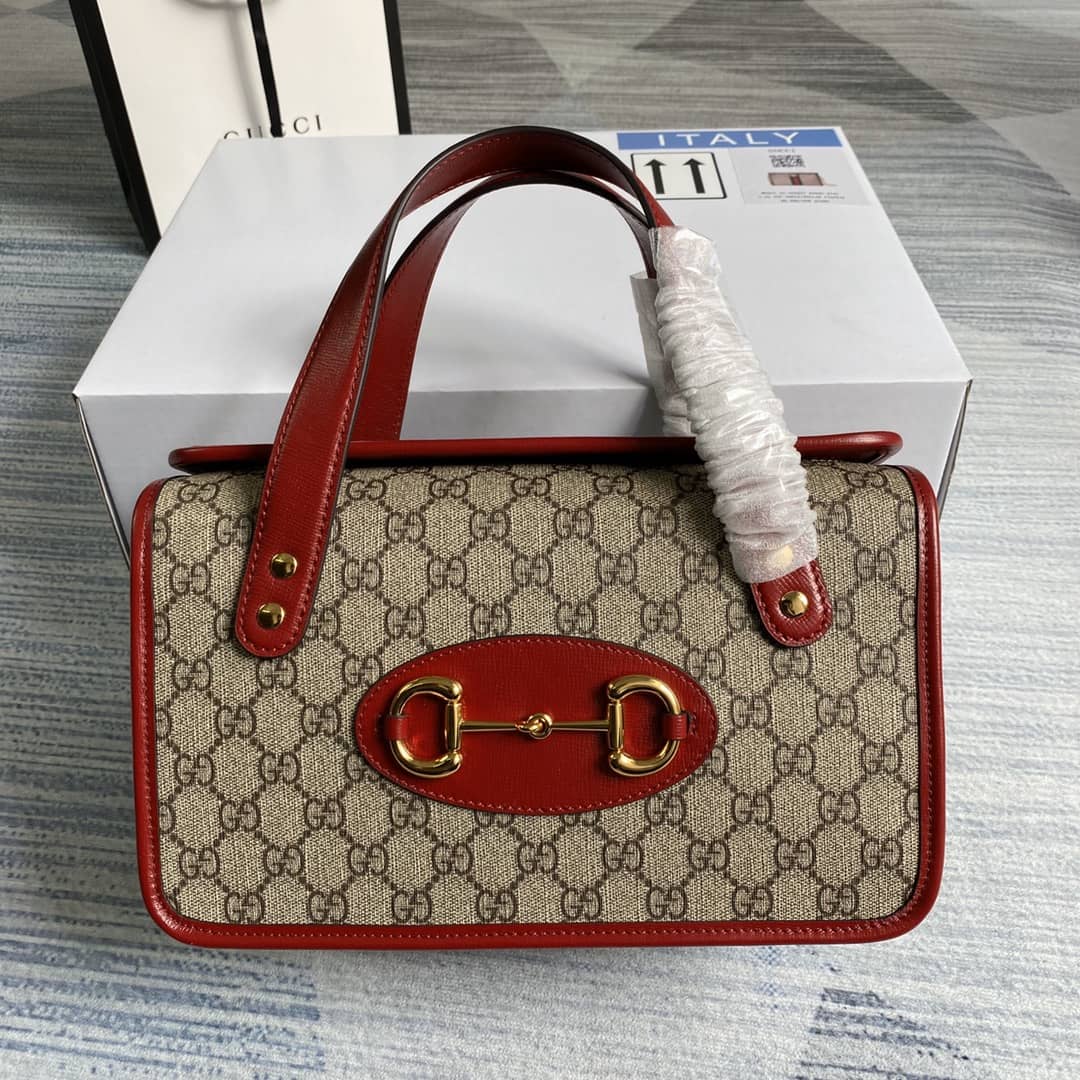 Best Replica Gucci 1955 Horsebit Small Top Handle Bag Replica 627323 - Colareps