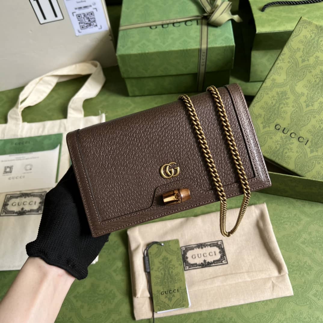 Best Replica Gucci Diana Mini Crossbody Bag With Bamboo 696817 Replica - Colareps