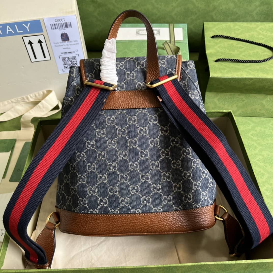 Best Replica Gucci Backpack With Interlocking G Blue 674147 Replica - Colareps